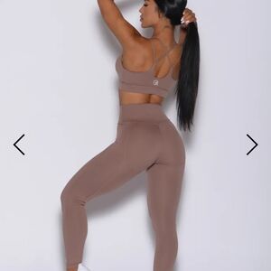 Women's High-Waisted Tan Leggings